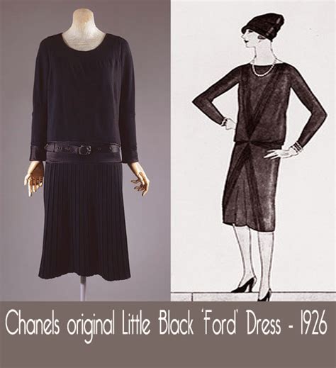 why did chanel create dthe little black dress|little black dress vogue 1926.